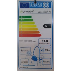 Gruppe Ηλεκτρική Σκούπα VCB43C16A Red Gruppe Ηλεκτρική Σκούπα VCB43C16A Red